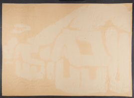 reverse side of print
