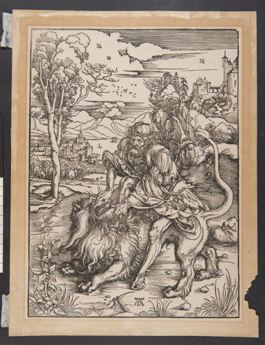 Samson Fighting the Lion after conservation