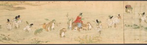 Ogawa Haritsu Animal Story Scroll (detail)