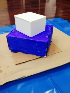two paper boxes