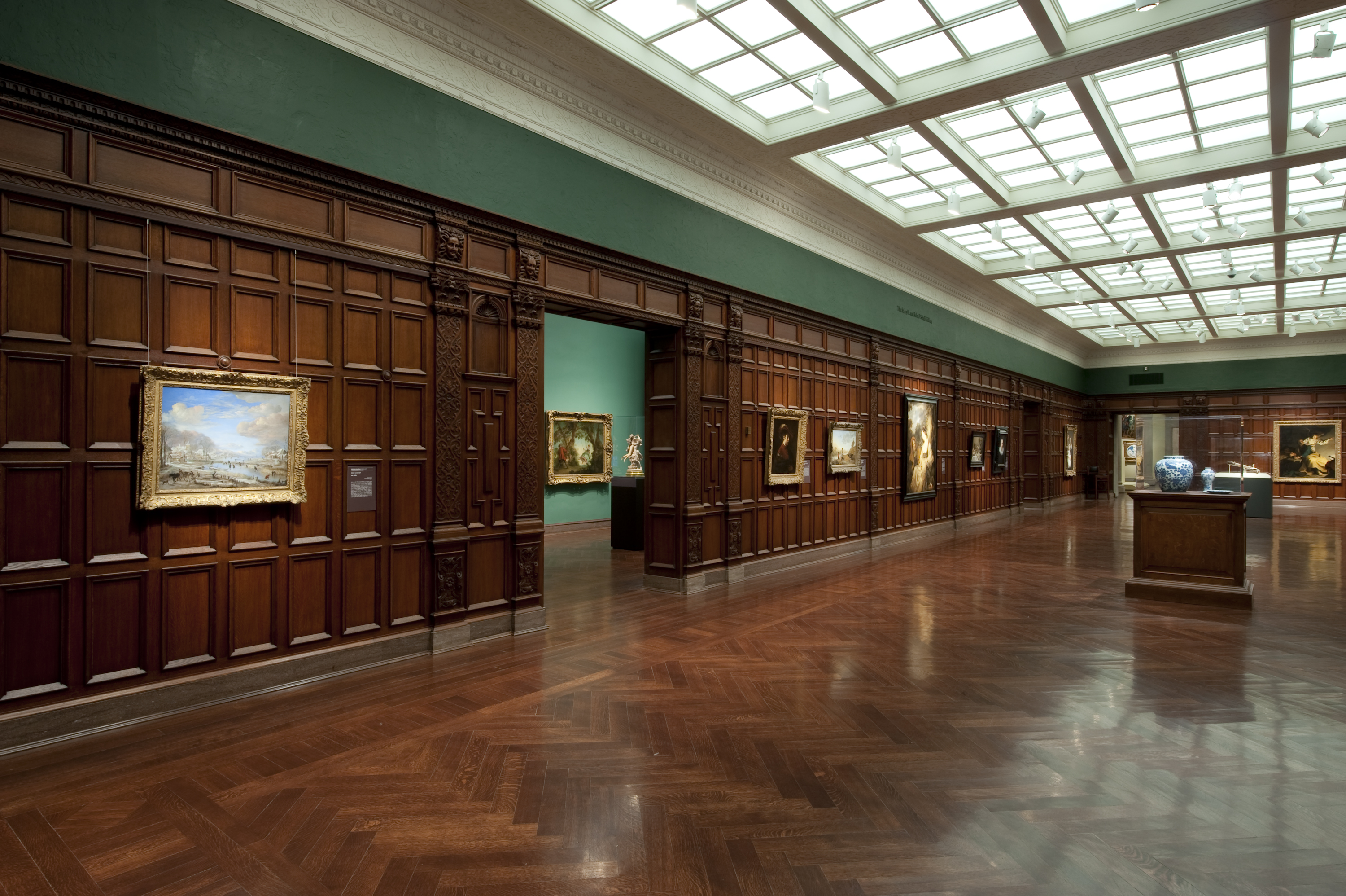 art gallery in the museum