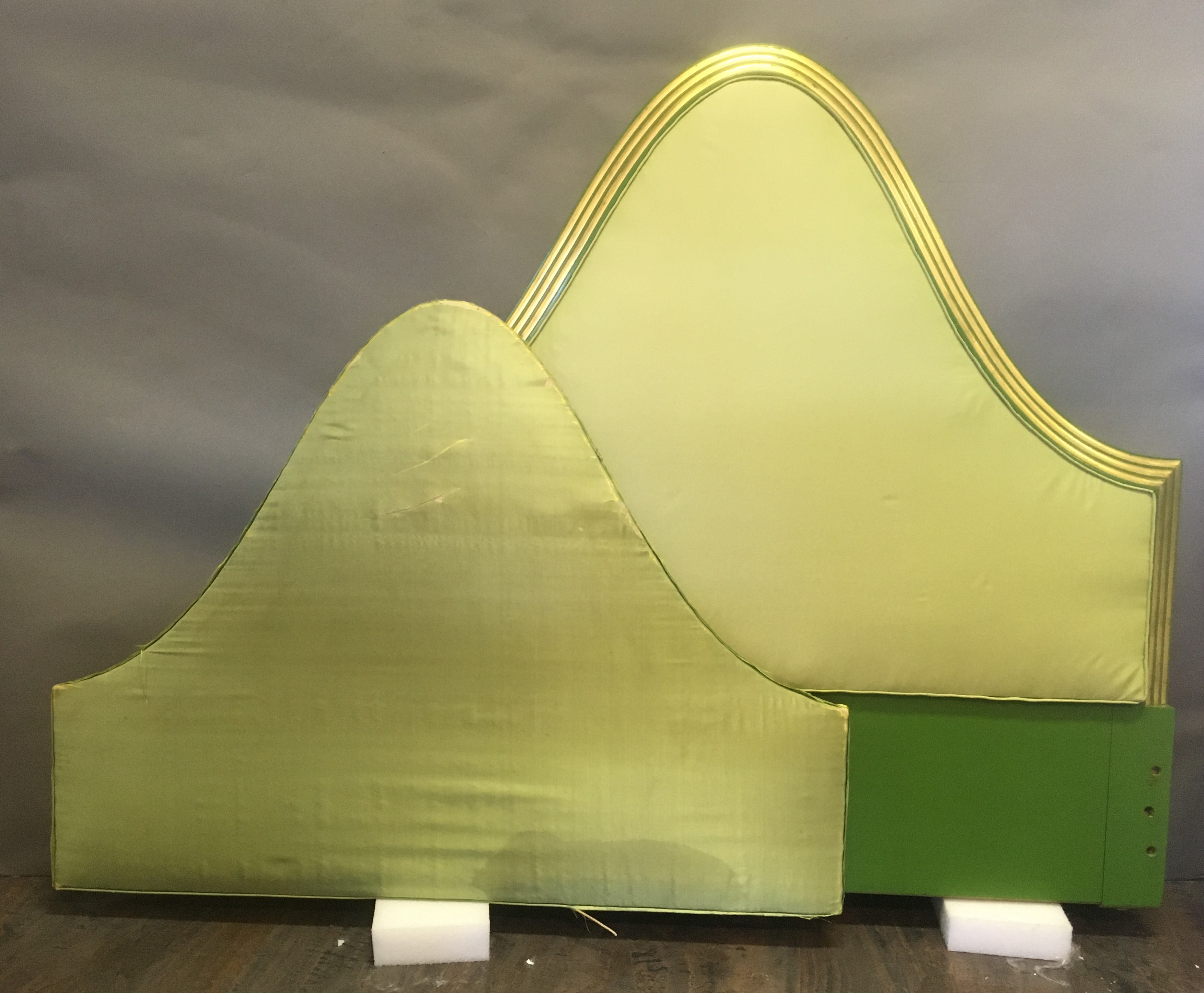 yellow headboard in conservation
