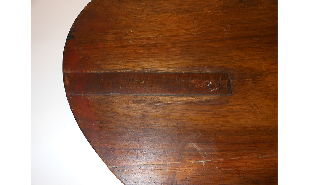 reverse side of palette