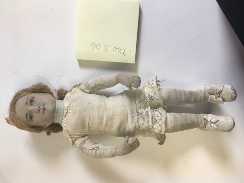 doll before and after conservation