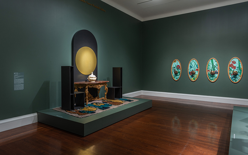 various artworks within the Future Retrieval installation