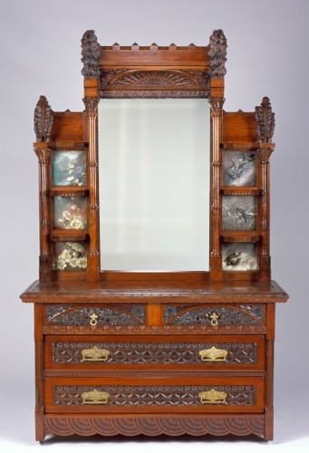 Benn Pitman, Adelaide Nourse Pitman, and Elizabeth Nourse’s Dresser