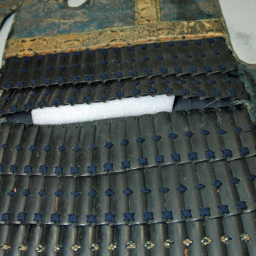 Samurai armor in conservation