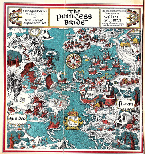 stylized from from The Princess Bride